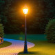 Solar Post Light With Motion Sensor 2000lm Super Bright Warm White Commercial Grade Solar Post Light With Motion Sensor 2000lm Super Bright Warm White Commercial Grade